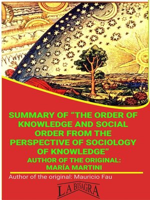 cover image of Summary of "The Order of Knowledge and Social Order From the Perspective of Sociology" by María Martini